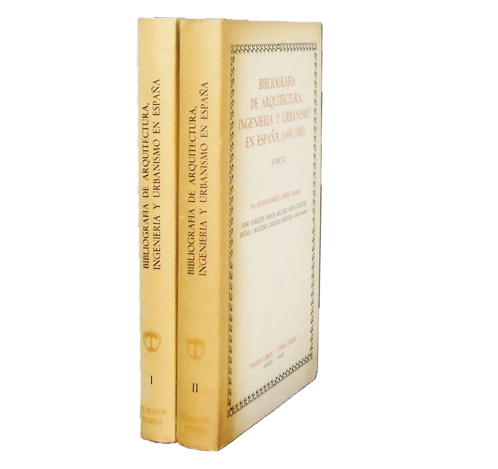 BIBLIOGRAFIA DE ARQUITECTURA, INGENIERIA Y URBANISMO EN ESPAÑA (1498-1880)