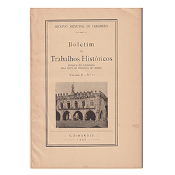 BOLETIM DE TRABALHOS HISTÓRICOS. VOL. II – N.º 1