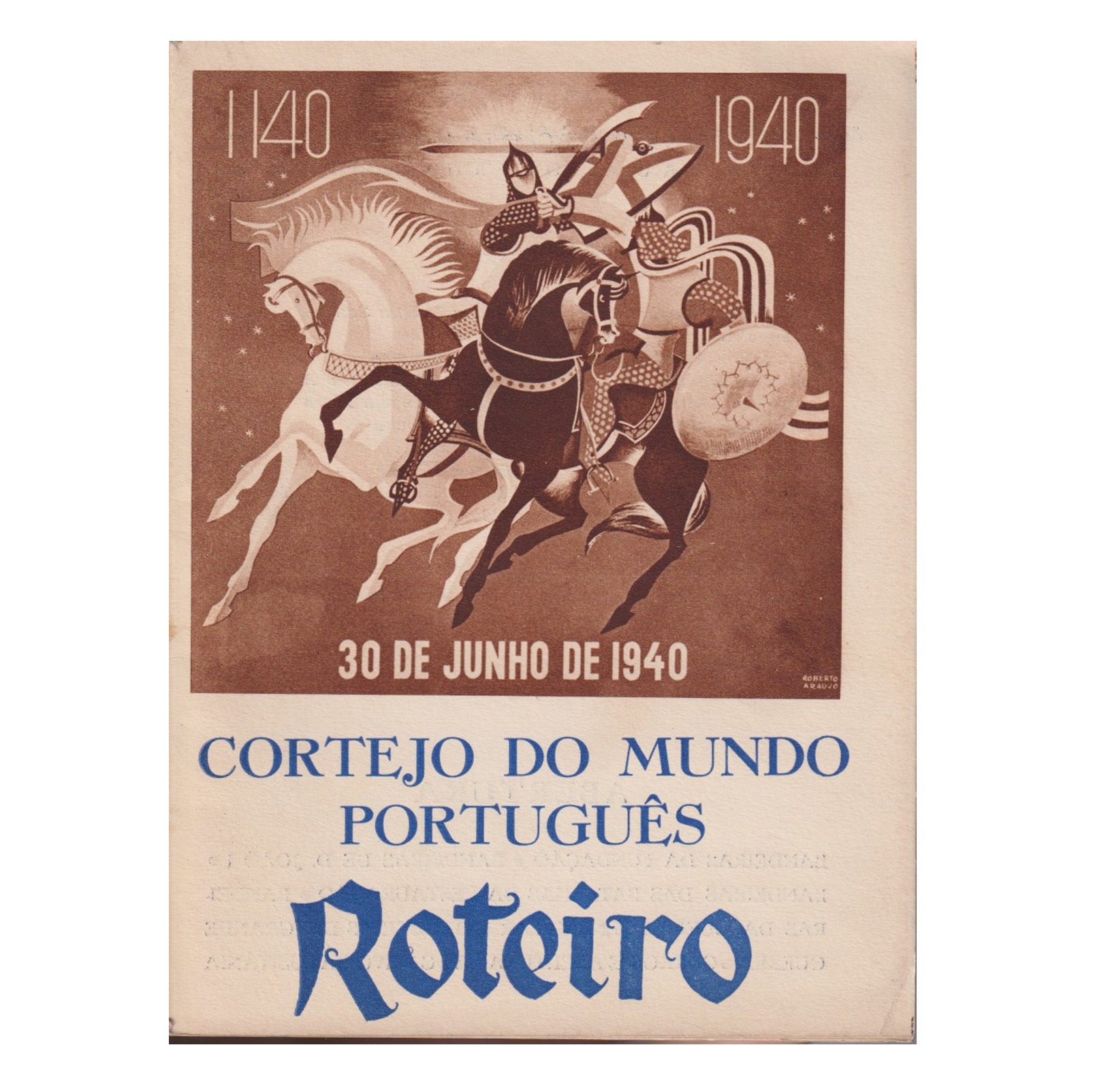 CORTEJO DO MUNDO PORTUGUÊS: ROTEIRO. 