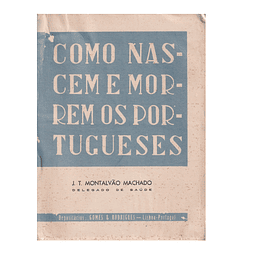 COMO NASCEM E MORREM OS PORTUGUESES: ESTUDO DEMOGRÁFICO