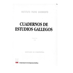 CUADERNOS DE ESTUDIOS GALLEGOS. TOMO XLI