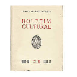 BOLETIM CULTURAL  PORTO VOLUME XVI, FASCS. 1-2