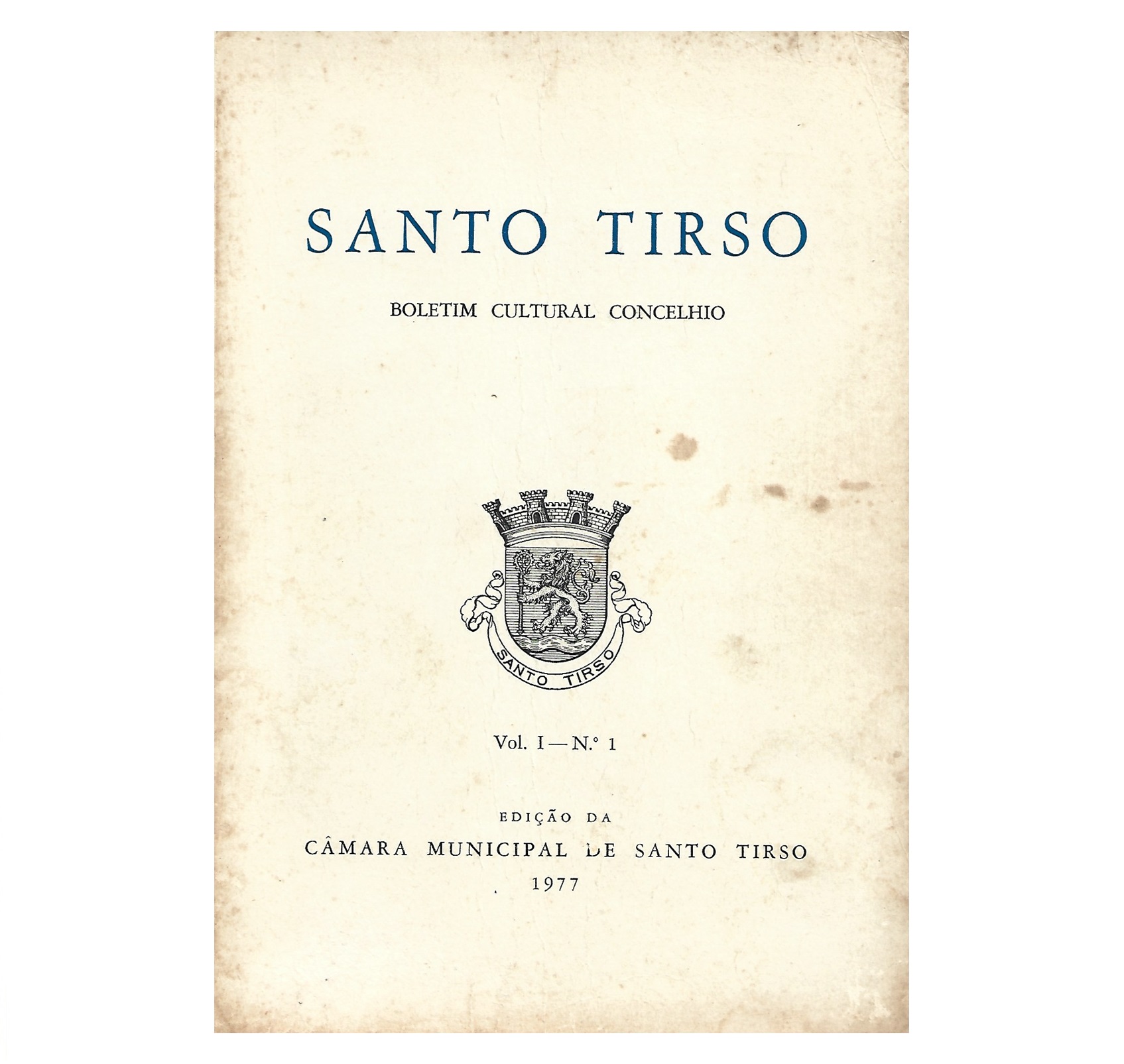 B. C SANTO TIRSO. 1977. VOL 1 - Nº 1. 