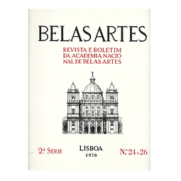 BELAS-ARTES - 2ª SÉRIE Nº 24 a 26 - 1970