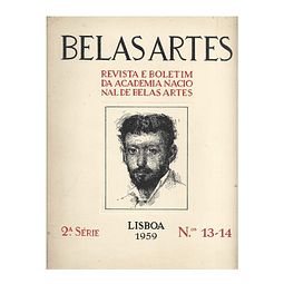 BELAS-ARTES - 2ª SÉRIE Nº 13-14  - 1959