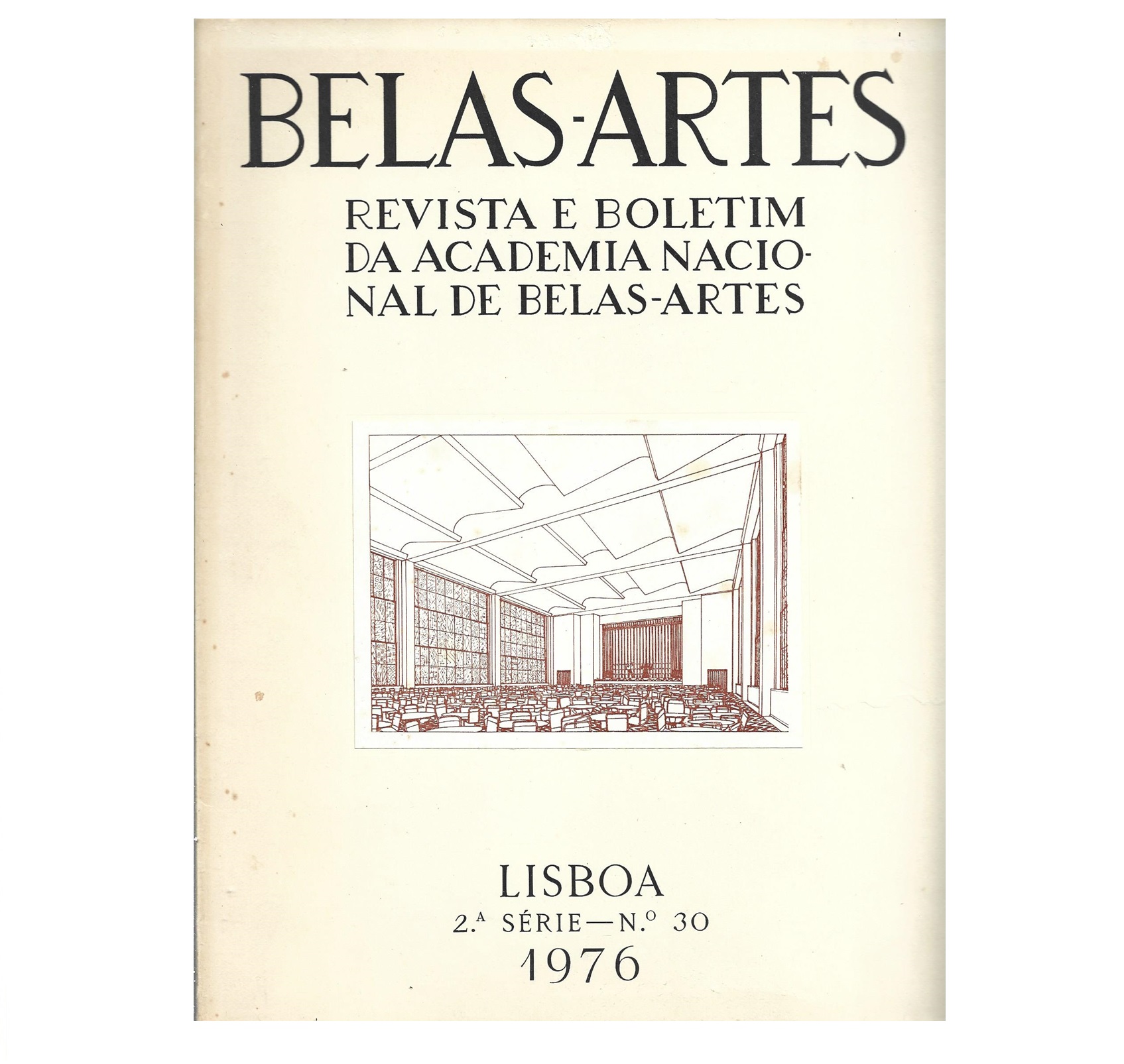 BELAS-ARTES - 2ª SÉRIE Nº30  - 1976