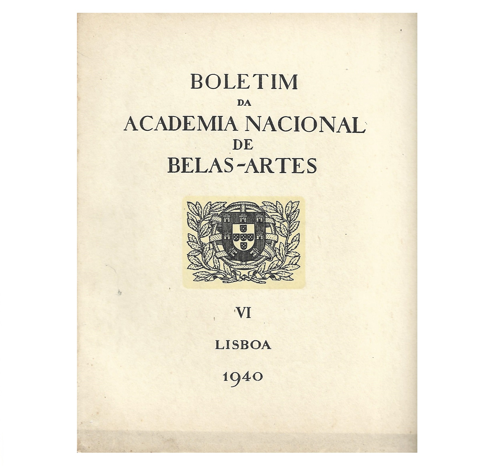 BELAS-ARTES Nº VI - 1940