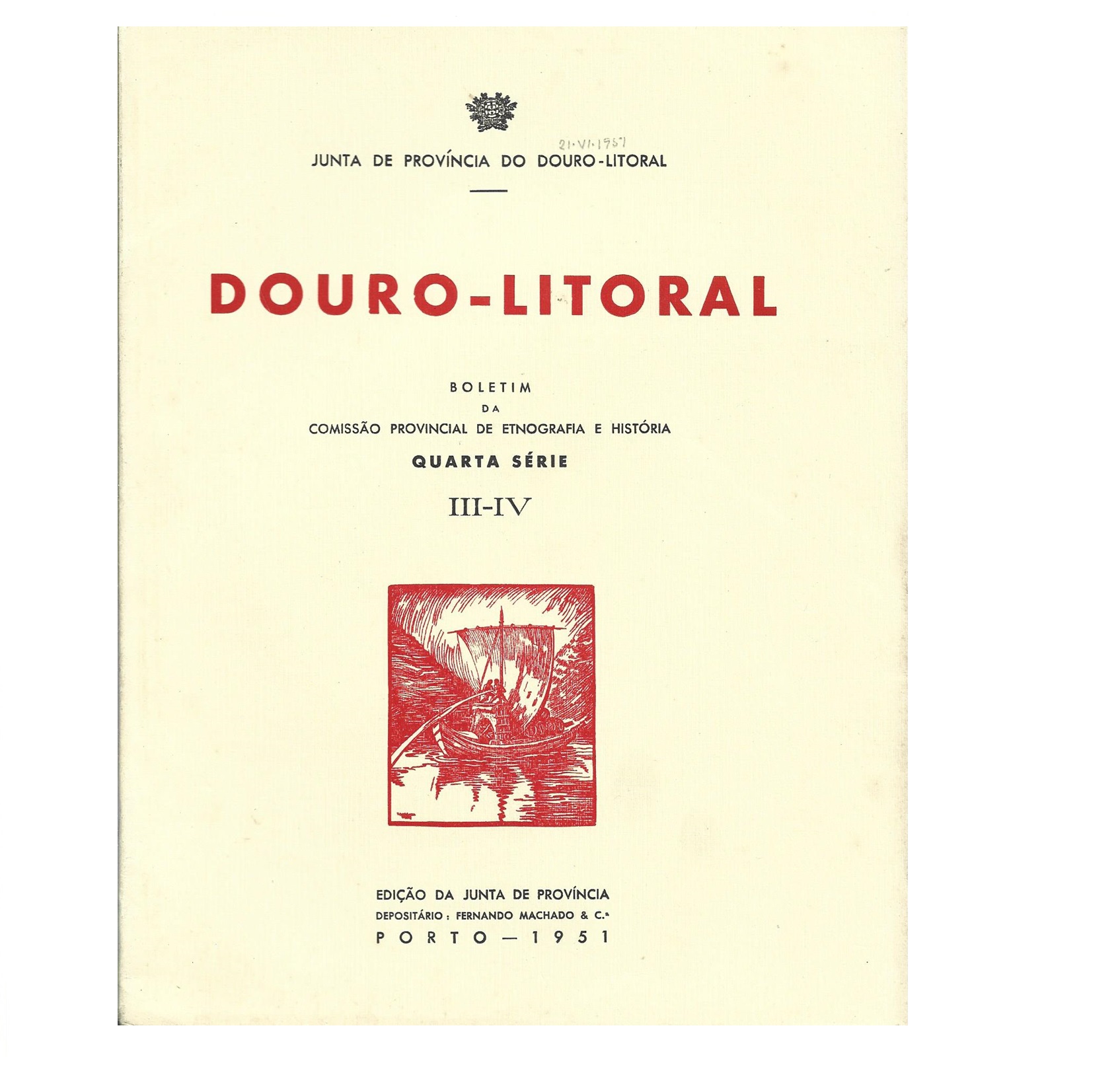 DOURO-LITORAL. VOL. III-IV DE 1951