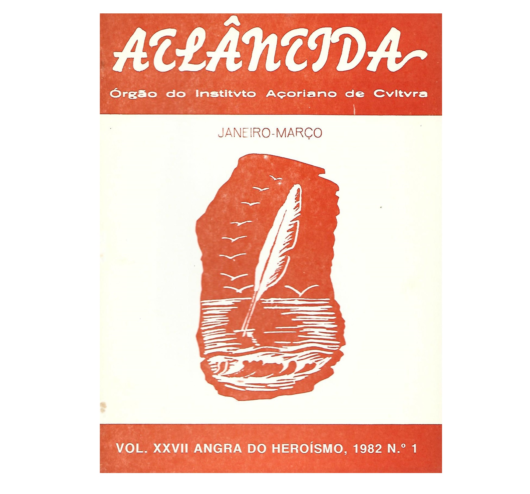 ATLÂNTIDA:.JANEIRO-MARÇO. VOL. XXVII Nº 1, 1982