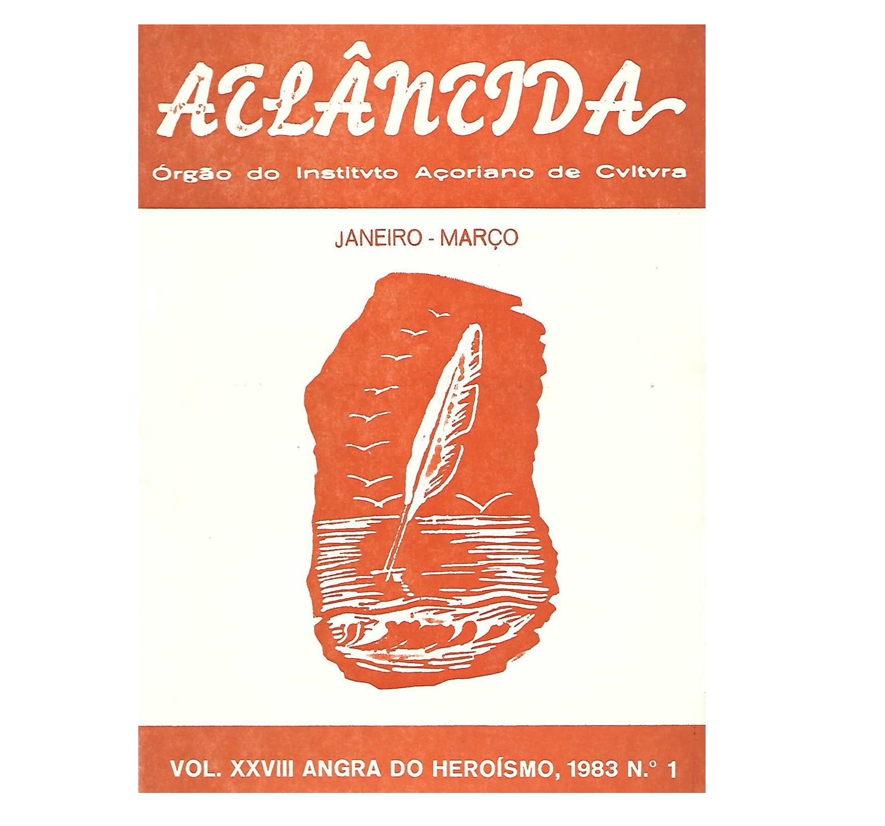 ATLÂNTIDA.JANEIRO-MARÇO. VOL. XXVIII Nº 1. 1983