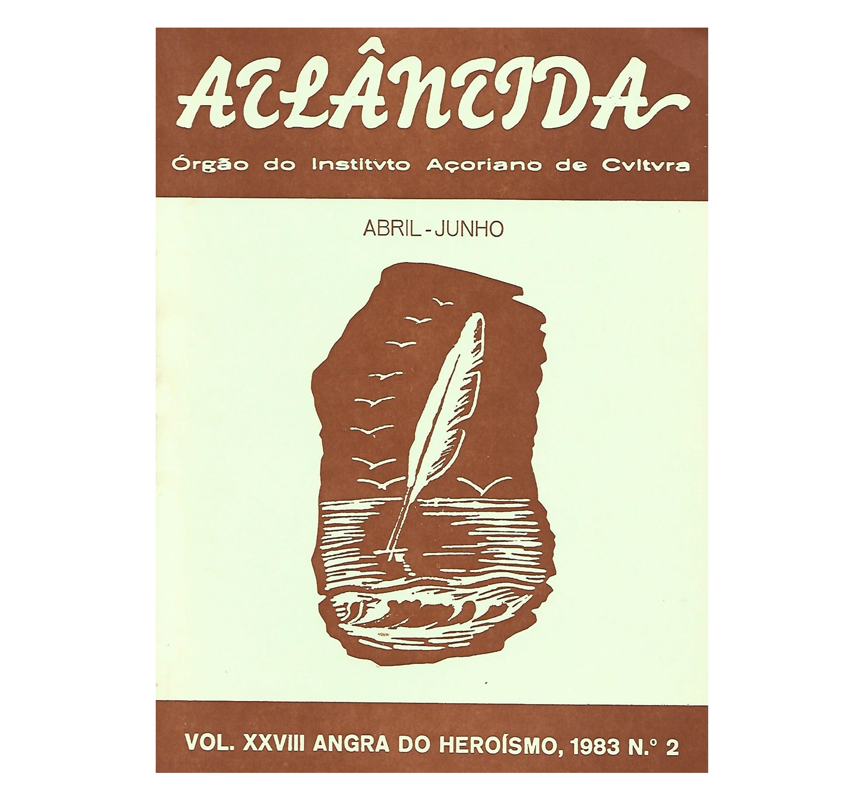 ATLÂNTIDA.ABRIL-JUNHO. VOL. XXVIII Nº 2, 1983