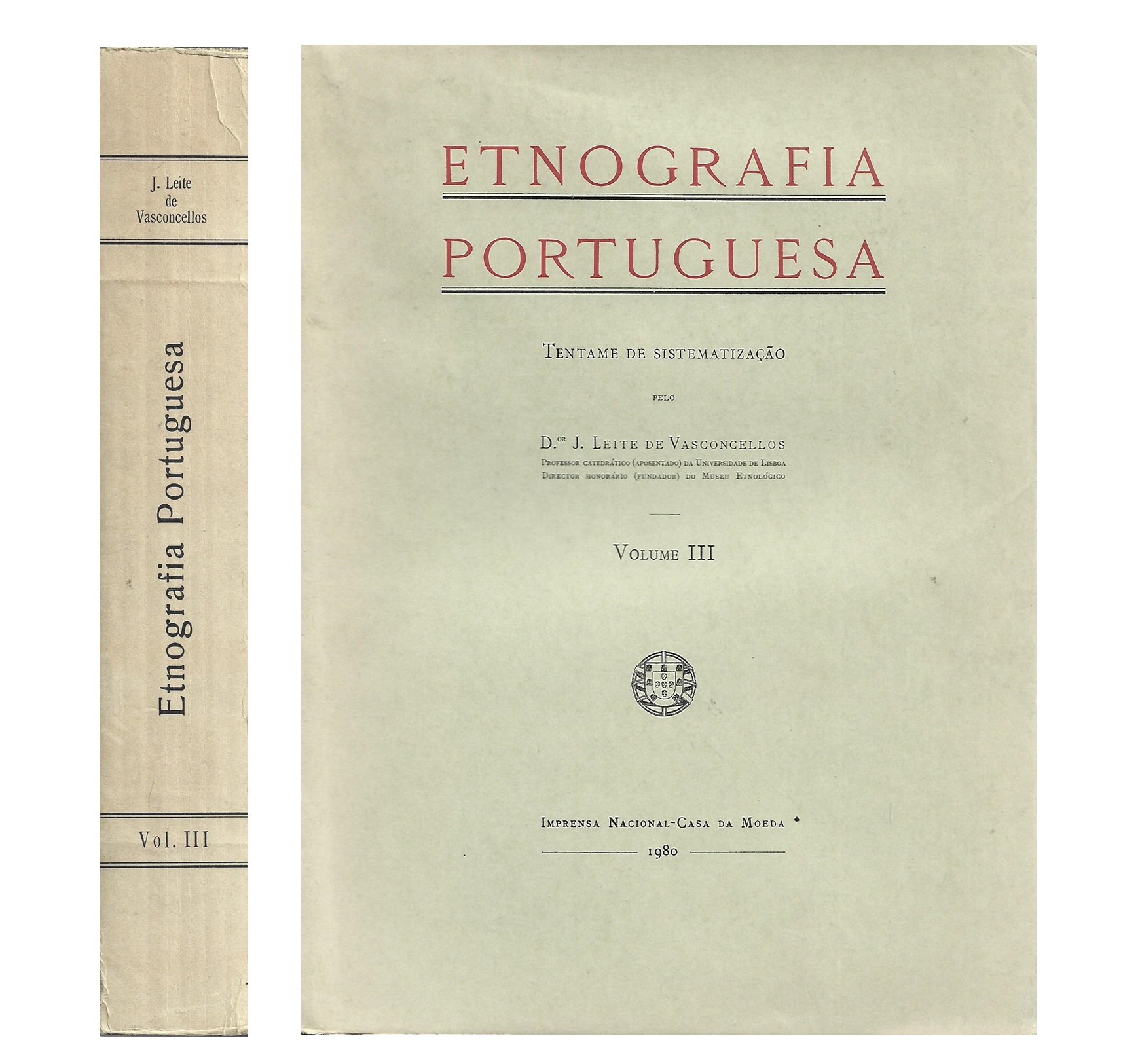  ETNOGRAFIA PORTUGUESA. VOL. III