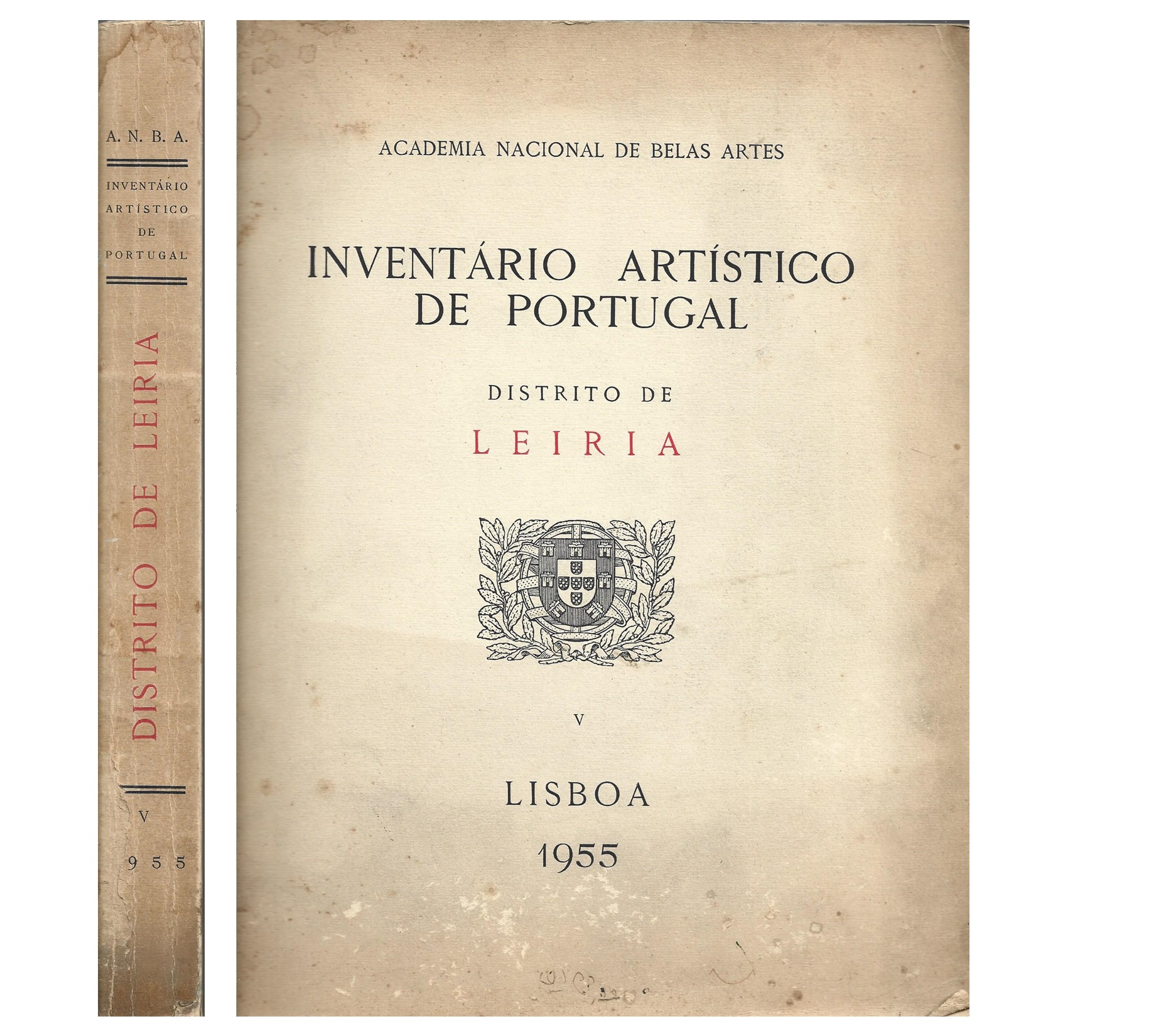 INVENTÁRIO ARTÍSTICO DE PORTUGAL. DISTRITO DE LEIRIA.