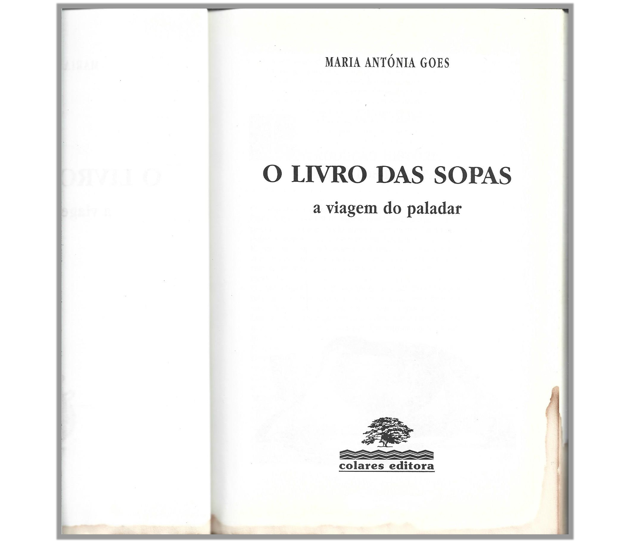 O LIVRO DAS SOPAS