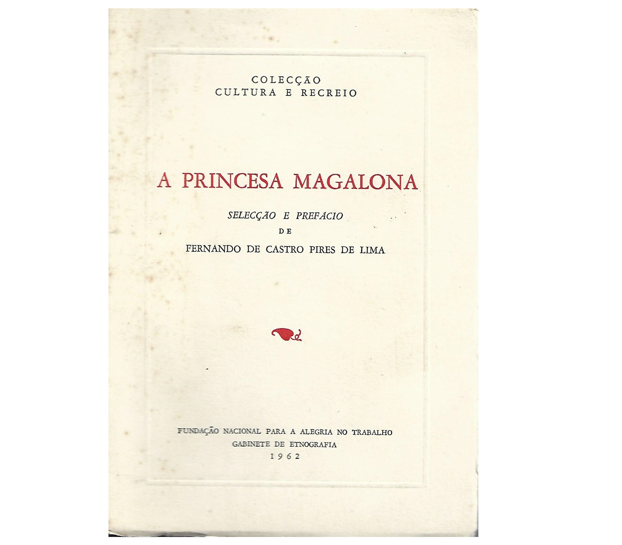 A PRINCESA MAGALONA [FOLHETOS DE CORDEL]