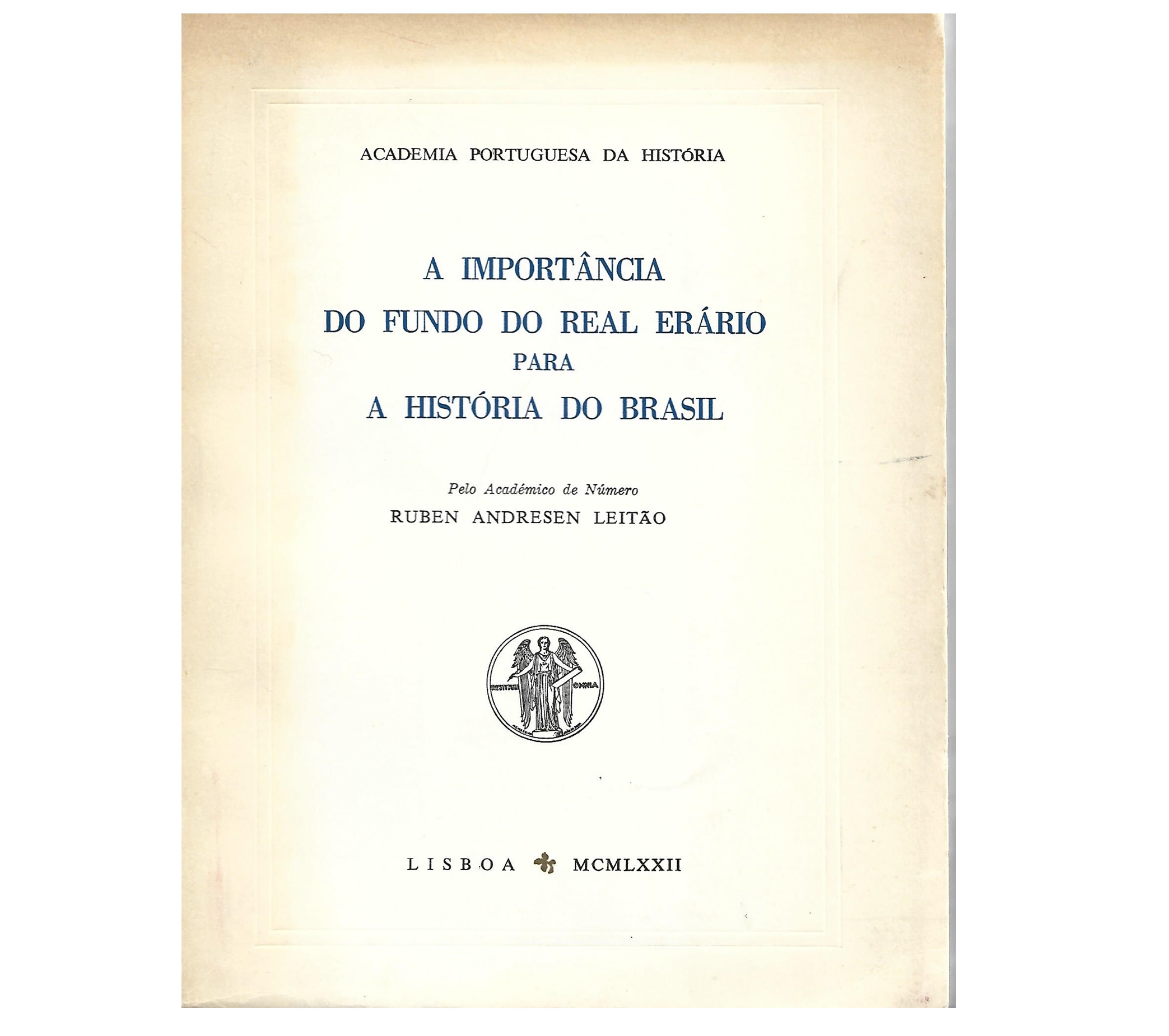 A IMPORTÂNCIA DO FUNDO DO REAL ERÁRIO 