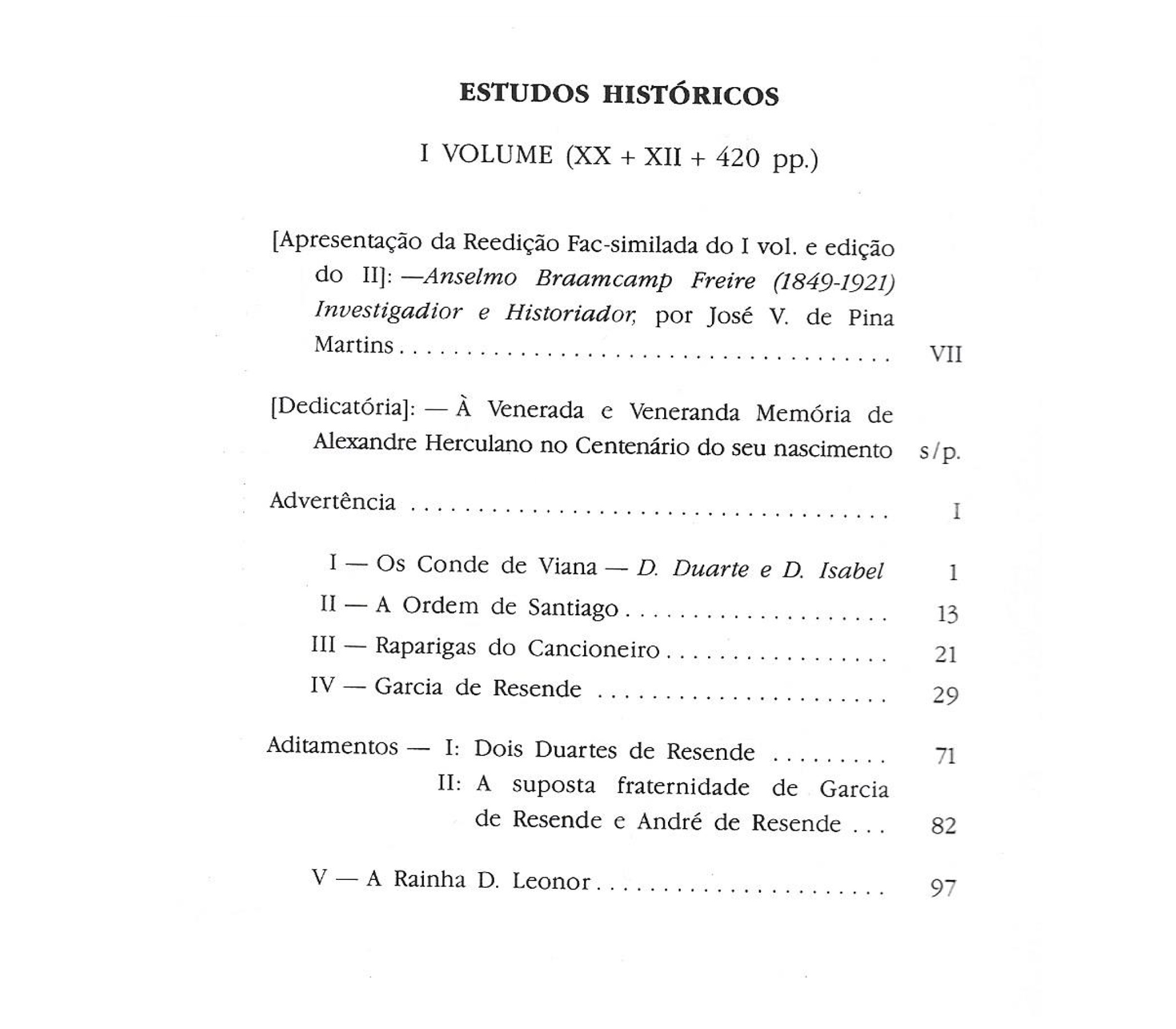 CRITICA E HISTORIA: ESTUDOS 