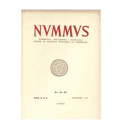 NUMMUS, BOLETIM DA SOCIEDADE PORTUGUESA DE NUMISMÁTICA.  nº 34-35