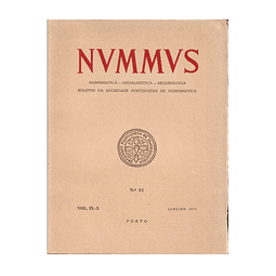 NUMMUS, BOLETIM DA SOCIEDADE PORTUGUESA DE NUMISMÁTICA.  nº 31