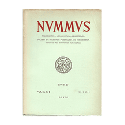 NUMMUS, BOLETIM DA SOCIEDADE PORTUGUESA DE NUMISMÁTICA.  nº 29-30
