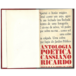 CASSIANO RICARDO: ANTOLOGIA POÉTICA