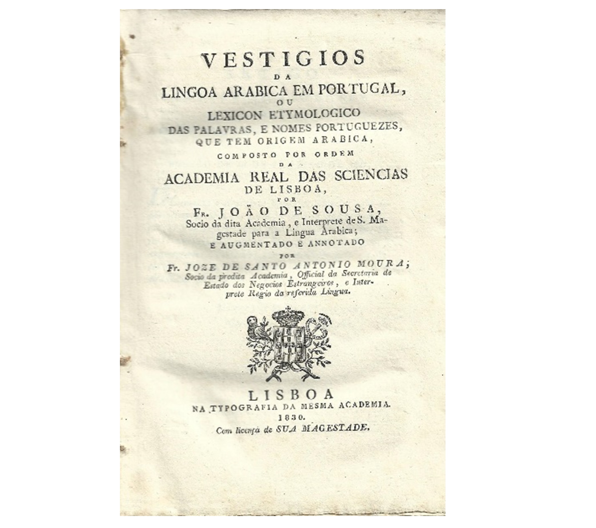 VESTIGIOS DA LINGUA ARABICA EM PORTUGAL