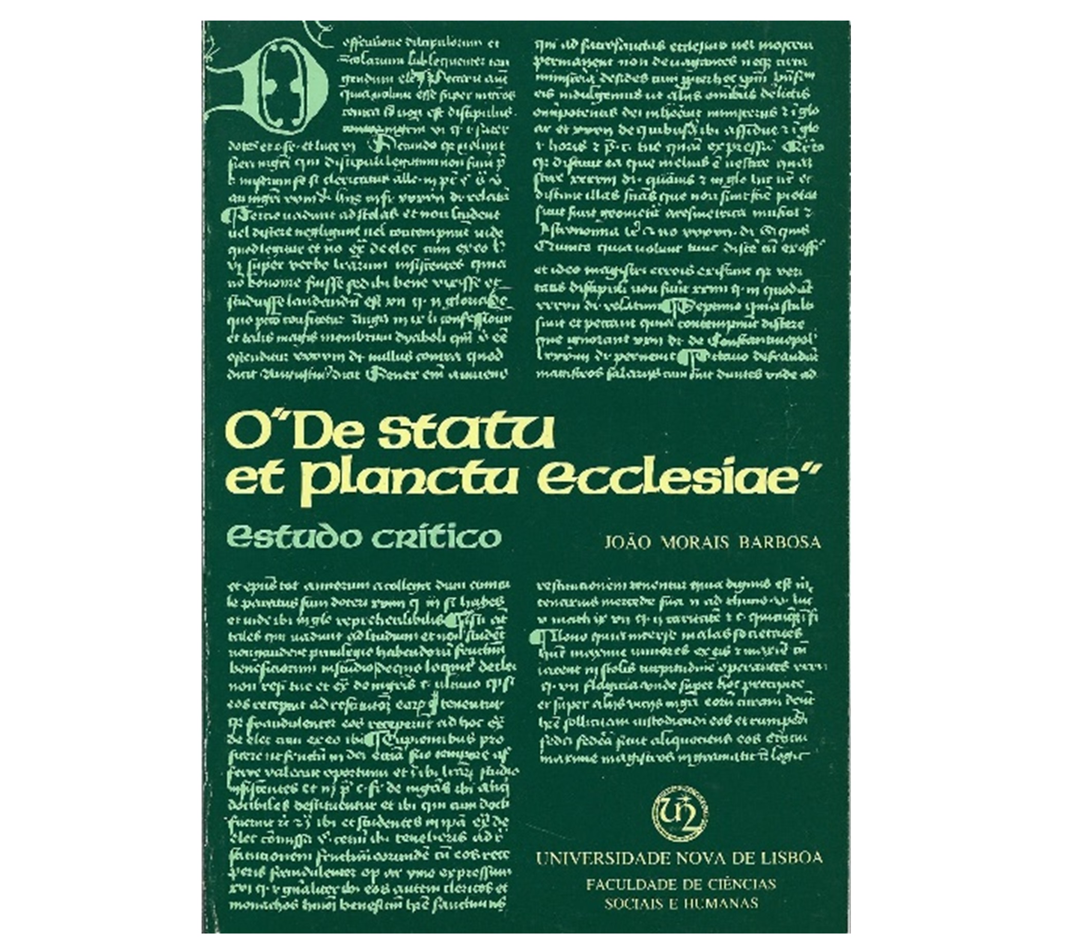O “DE STATU ET PLANCTU ECCLESIAE”: ESTUDO CRÍTICO.