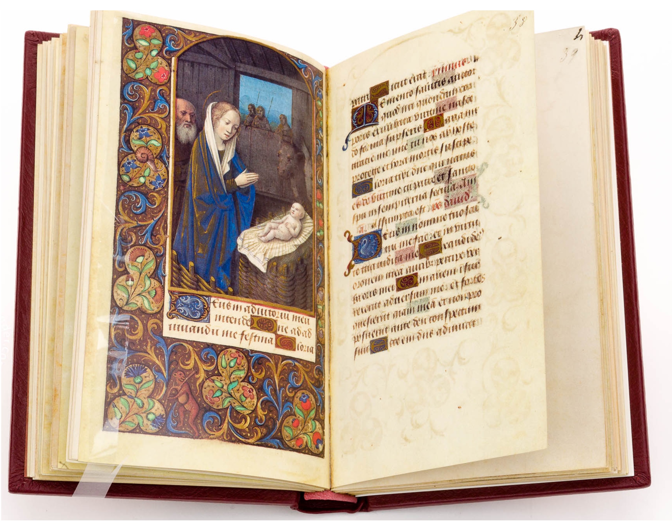 OFICIO DE LA VIRGEN [MANUSCRITO ILUMINADO]