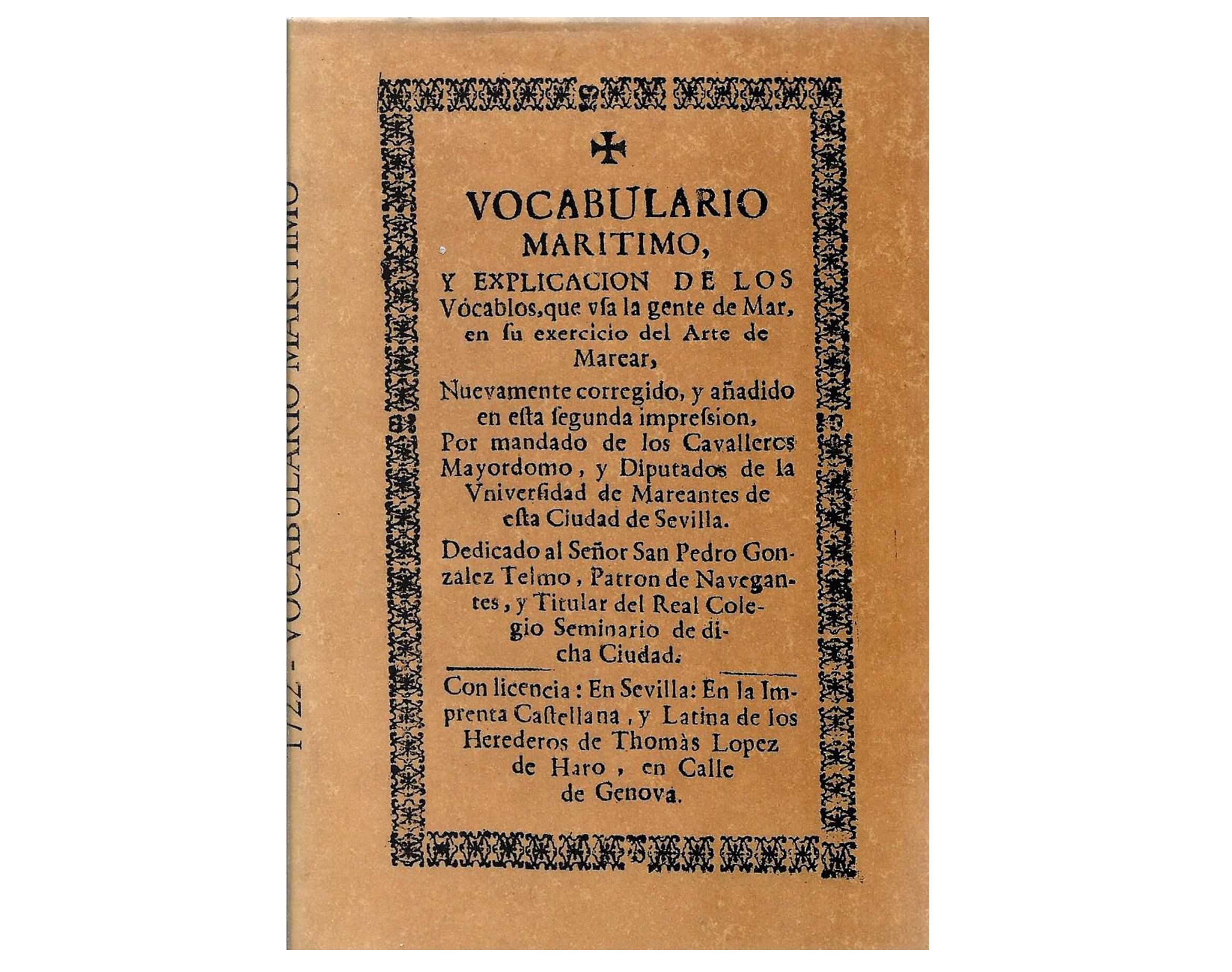 VOCABULARIO MARITIMO [1696]