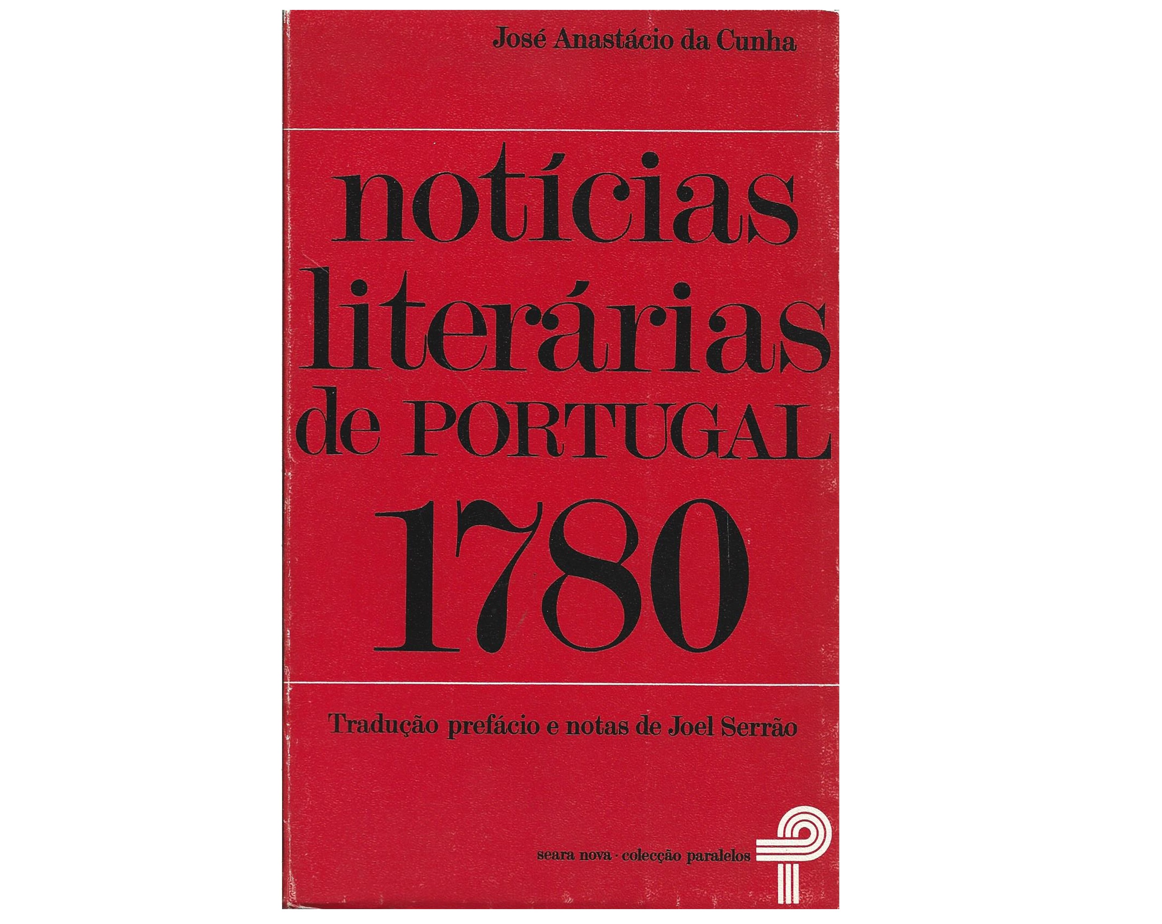NOTÍCIAS LITERÁRIAS DE PORTUGAL: 1780