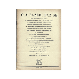 O A FAZER, FAZ-SE.  