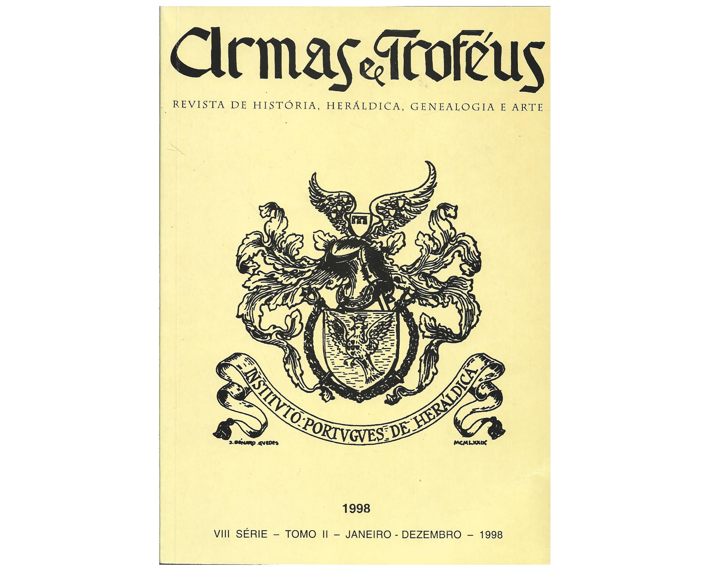 [GENEALOGIA & HERALDICA] VII SÉRIE – TOMO II -  JANEIRO-DEZEMBRO - 1998