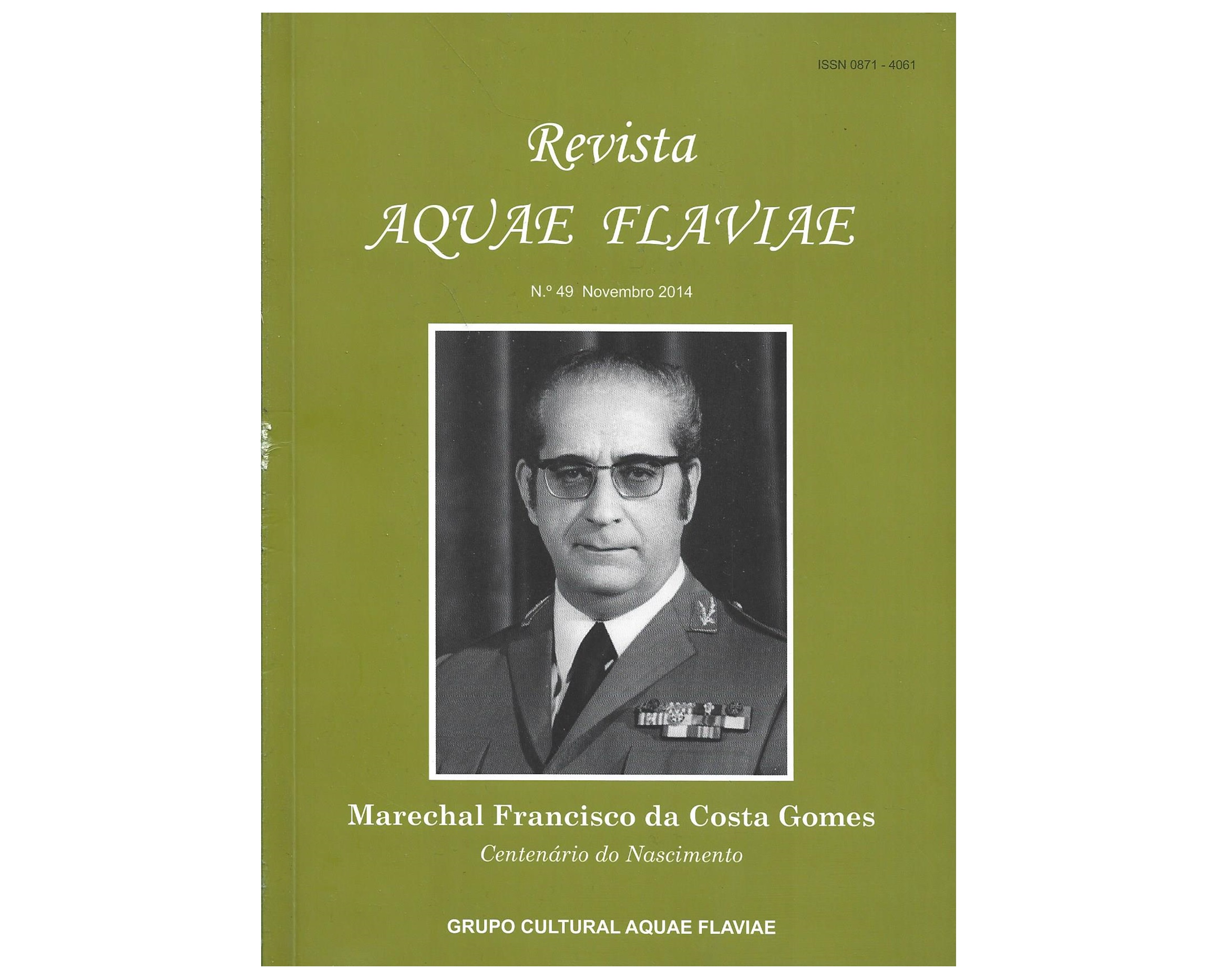 REVISTA AQUAE FLAVIAE, N. 49, NOVEMBRO 2013