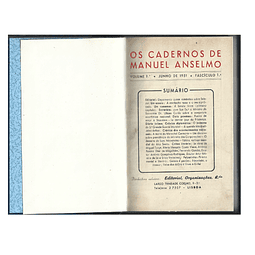 OS CADERNOS DE MANUEL ANSELMO. FASC. 1 (A FASC. V)