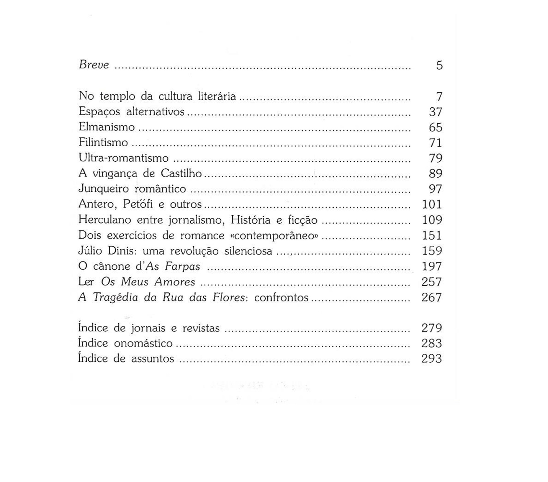 CULTURA LITERÁRIA OITOCENTISTA