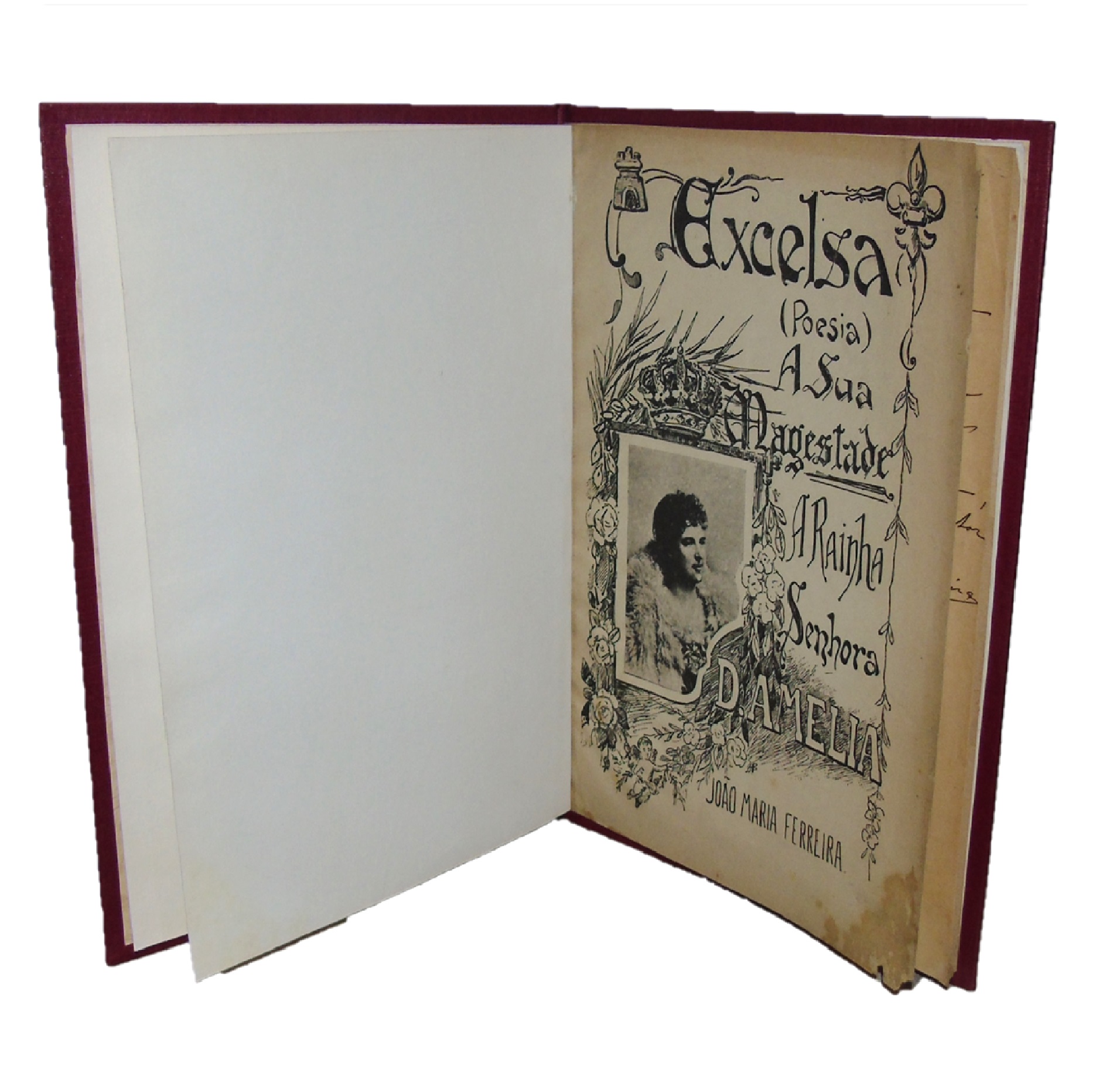 EXCELSA - A SUA MAGESTADE A RAINHA SENHORA D. AMELIA.