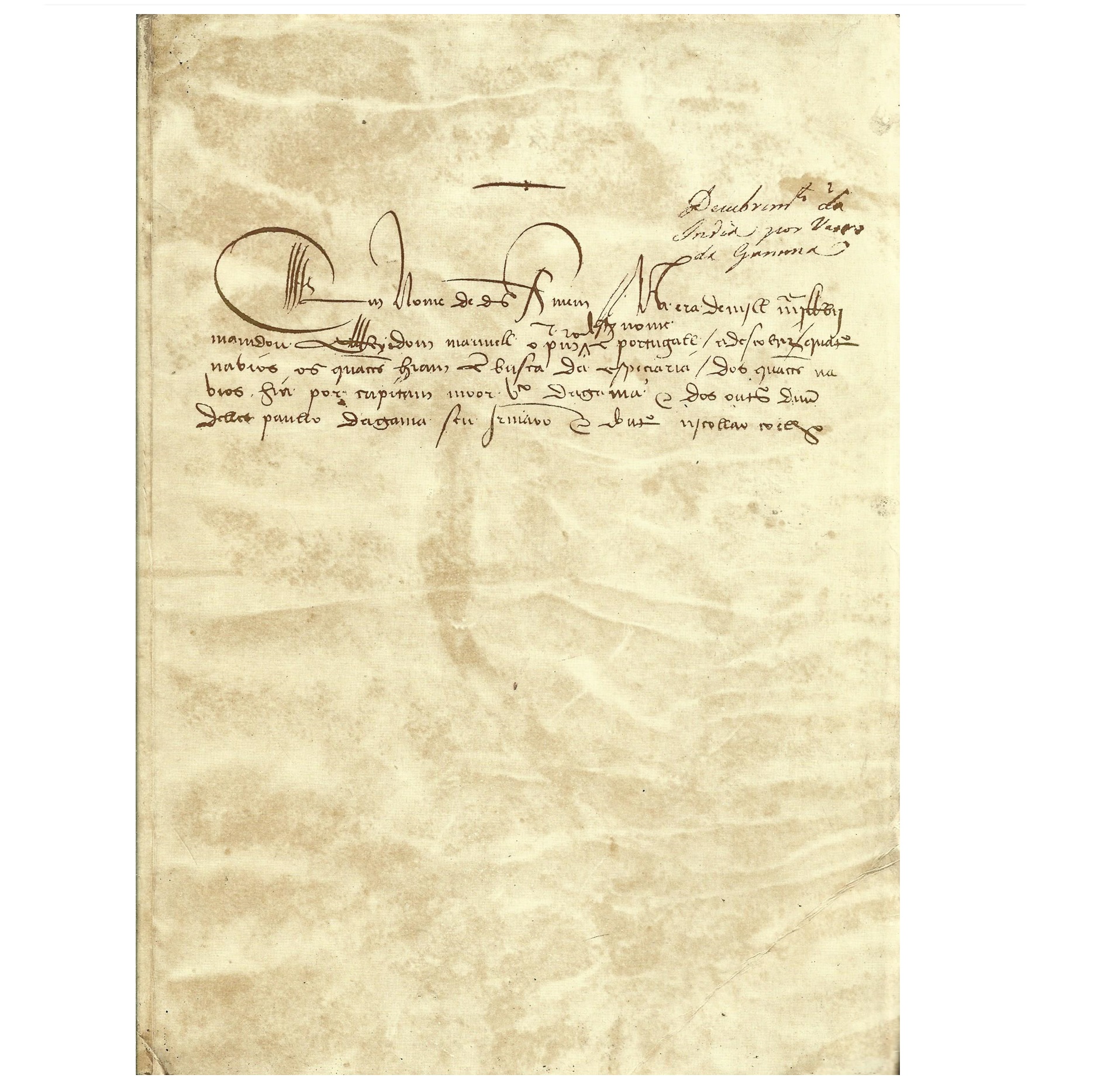 DIÁRIO DA VIAGEM DE VASCO DA GAMA: FAC-SÍMILE DO CÓDICE ORIGINAL