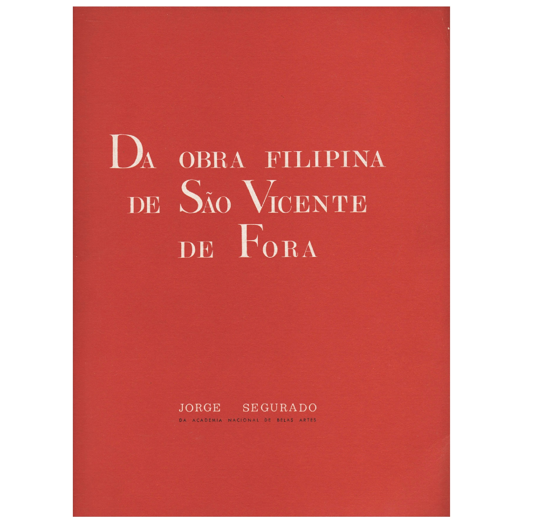 DA OBRA FILIPINA DE SÃO VICENTE DE FORA