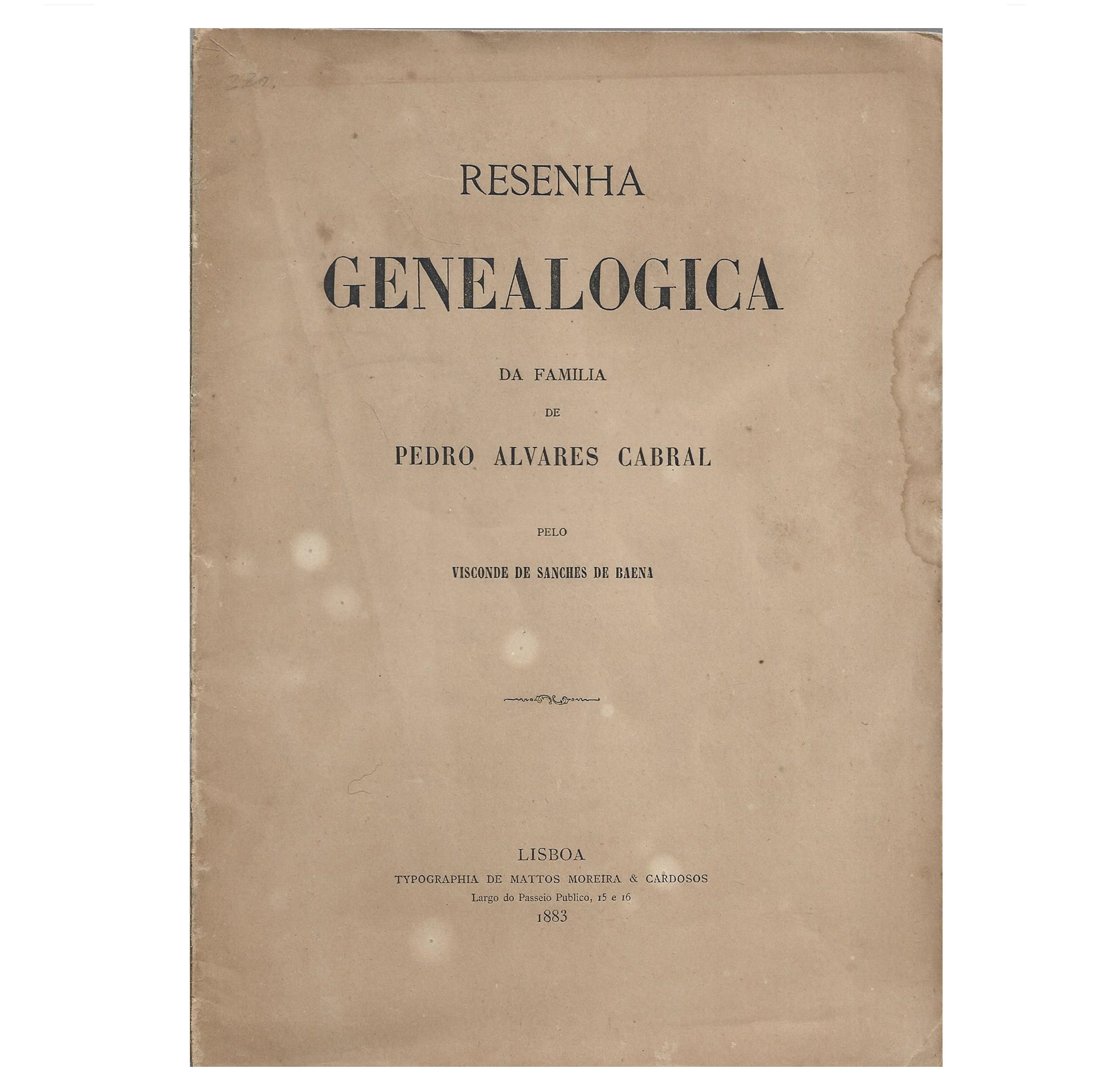 RESENHA GENEALÓGICA DA FAMÍLIA DE PEDRO ALVARES CABRAL