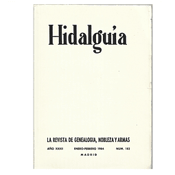 HIDALGUIA, NUM. 182 [GENEALOGIA E HERALDICA]