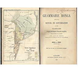 GRAMMAIRE ET VOCABULAIRE RONGA [RARO] 