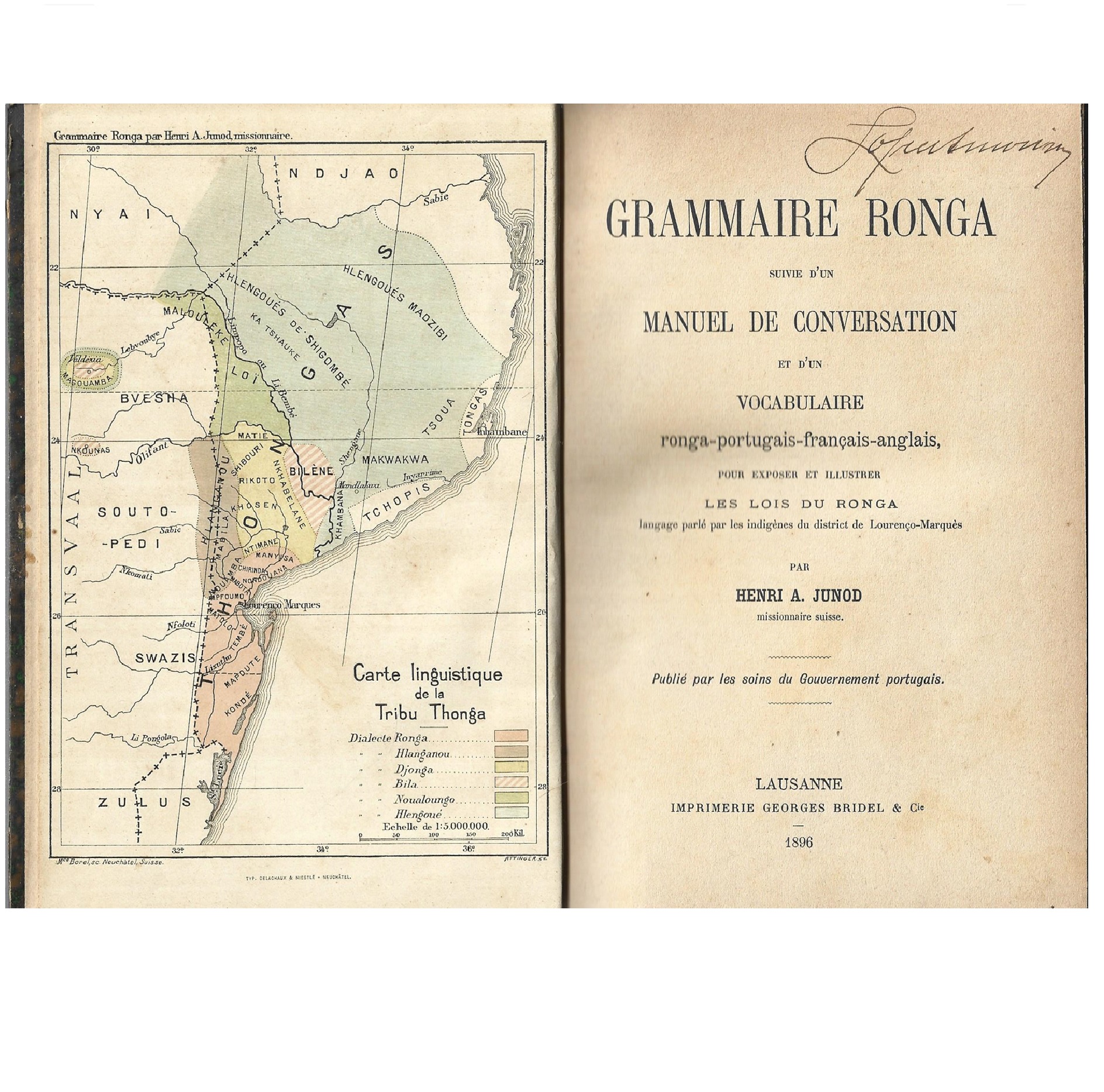 GRAMMAIRE ET VOCABULAIRE RONGA [RARO] 