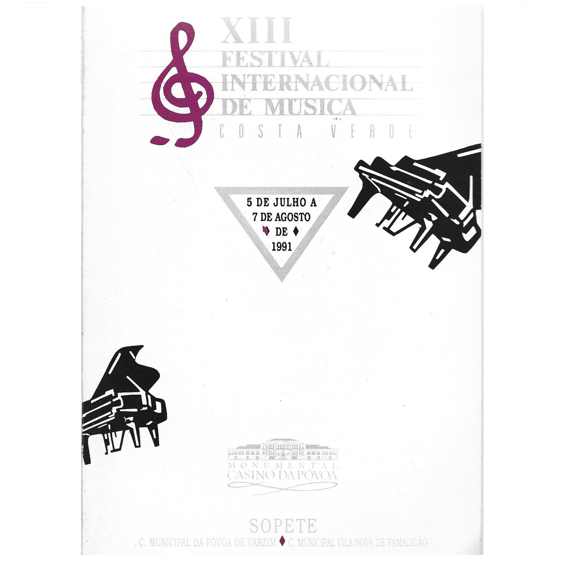 XIII FESTIVAL INTERNACIONAL DE MÚSICA: COSTA VERDE