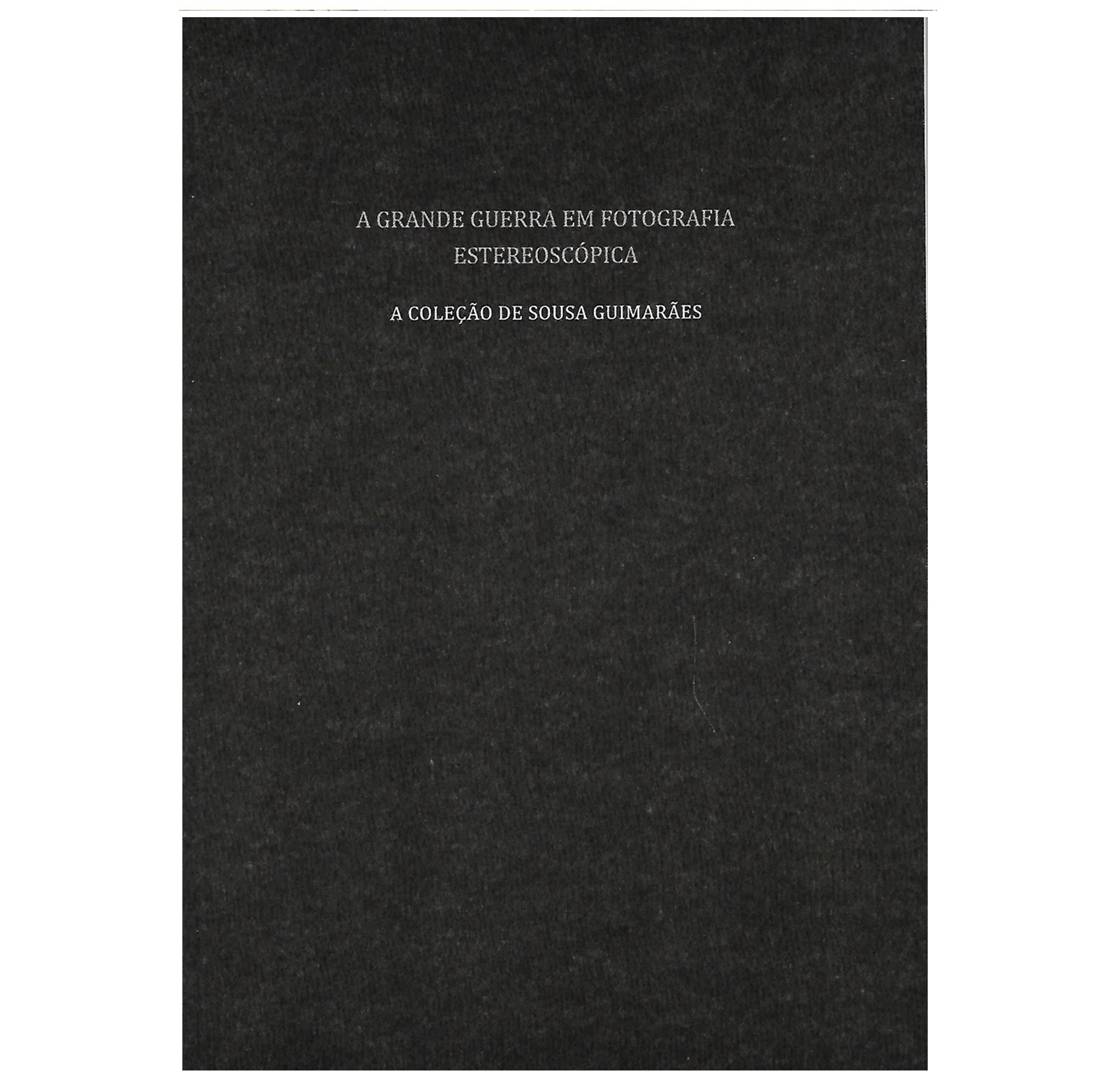 A GRANDE GUERRA EM FOTOGRAFIA ESTEREOSCÓPICA 