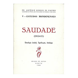 ESTUDOS MONDINENSES: SAUDADE