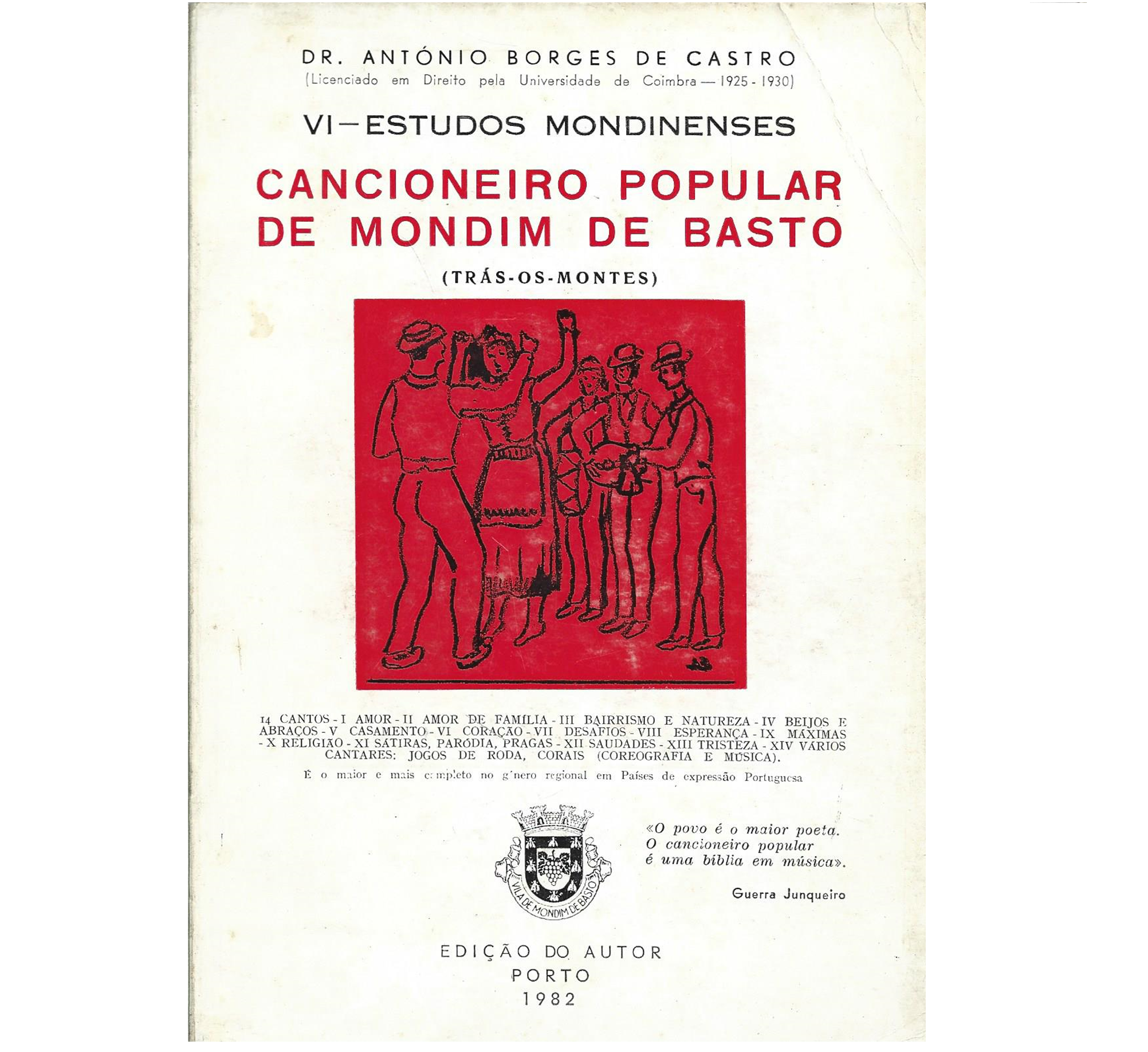 ESTUDOS MONDINENSES:  CANCIONEIRO POPULAR DE MONDIM DE BASTO