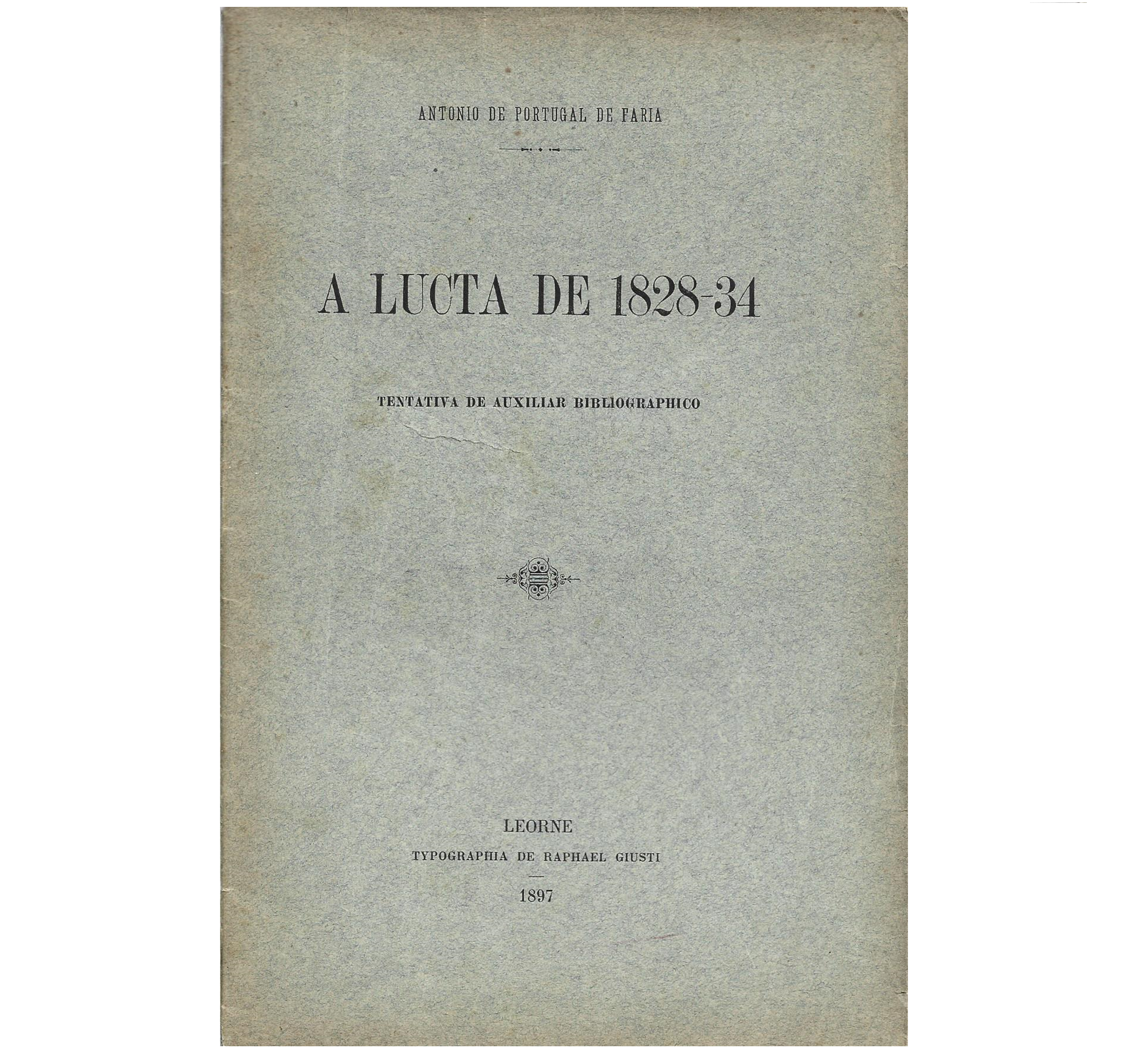 A LUCTA DE 1828-34: TENTATIVA DE AUXILIAR BIBLIOGRÁFICO
