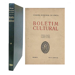 BOLETIM CULTURAL PORTO VOL.  II JUNHO 1939. FASCS. II 