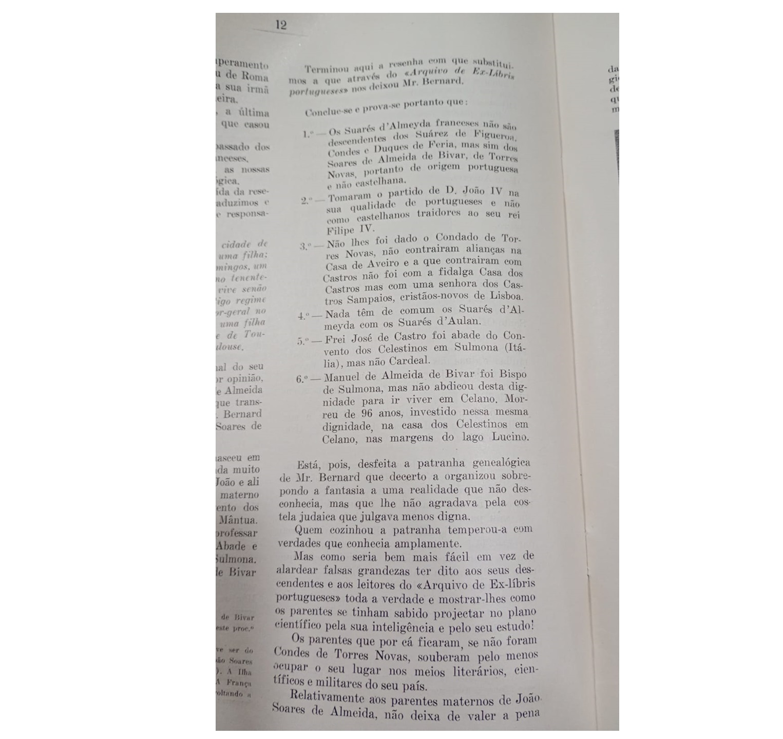 PATRANHA GENEALÓGICA À VOLTA DE UM EX-LIBRIS.