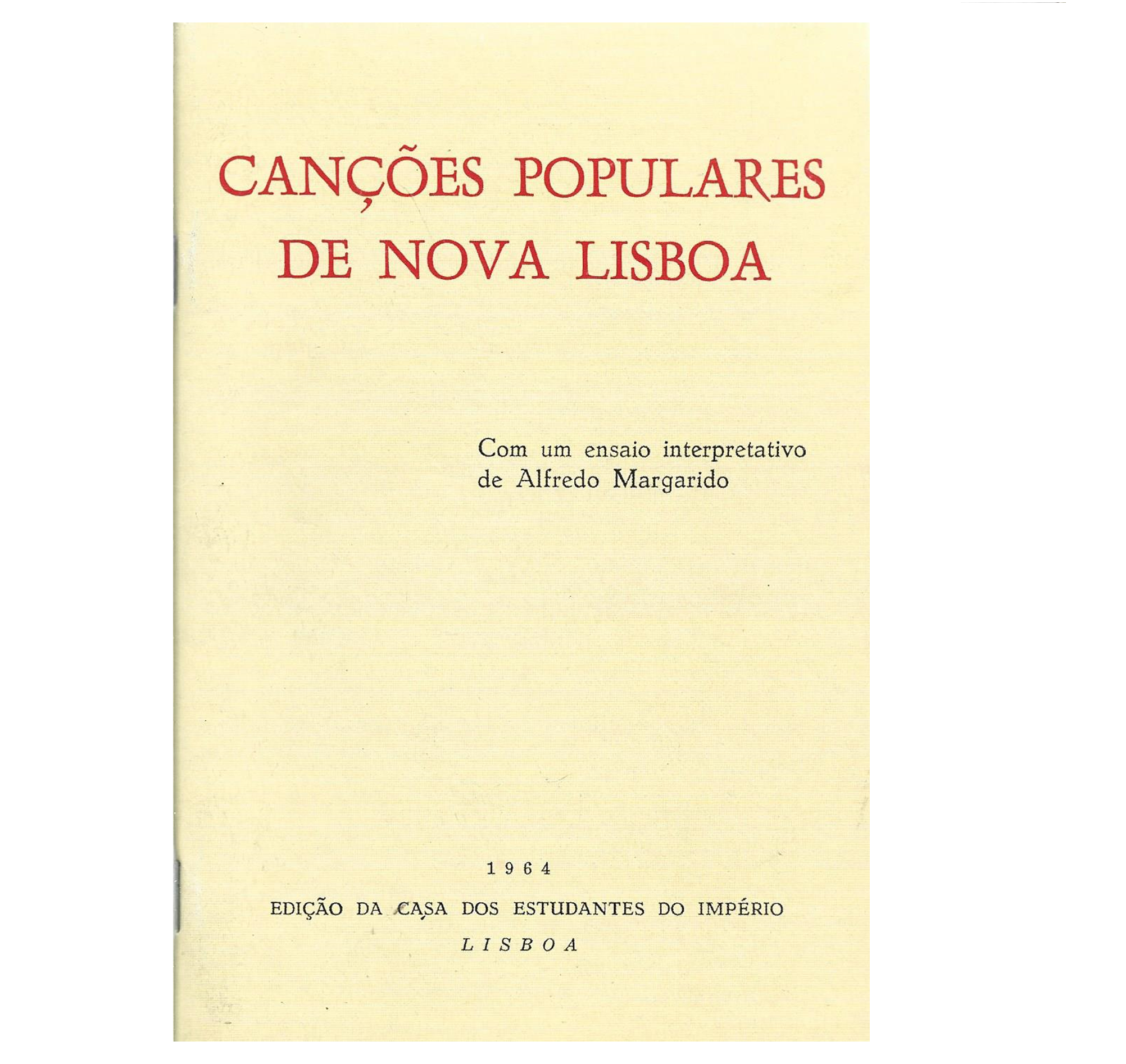 CANÇÕES POPULARES DE NOVA LISBOA